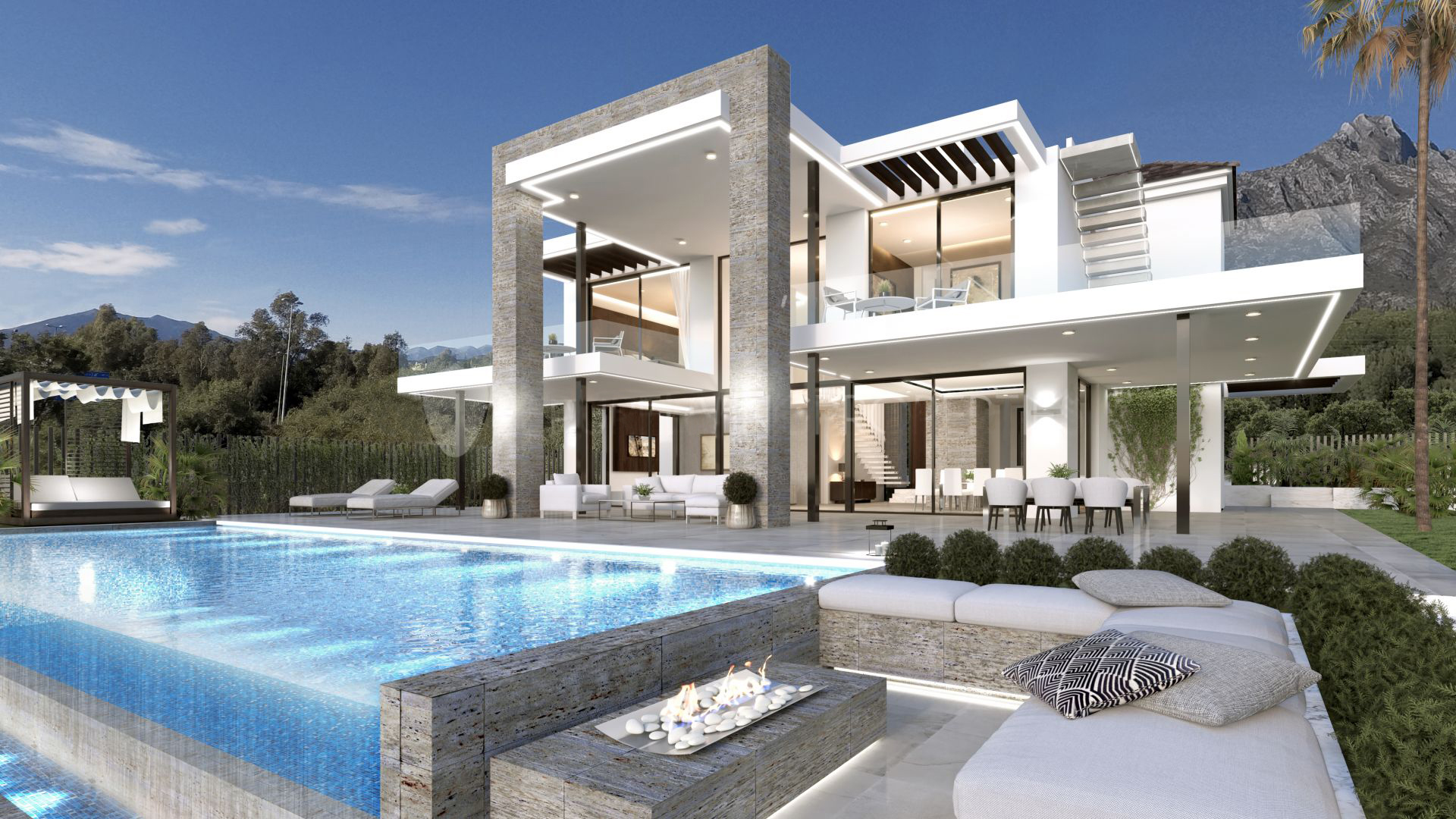 maison villa luxe riche